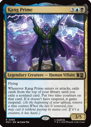 Kang Prime (Surge Foil) (MSC-085) [Commander: Marvel Super Heroes] Foil MTG Single Wizards of the Coast