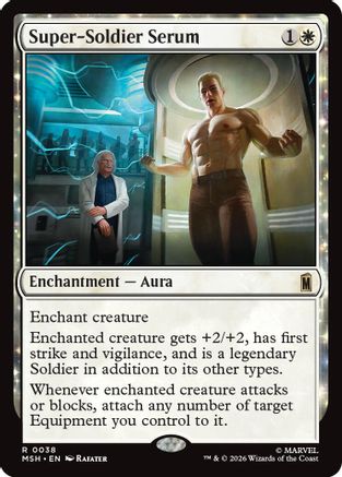 Super-Soldier Serum (MSH-038) [Marvel Super Heroes] Foil MTG Single Wizards of the Coast