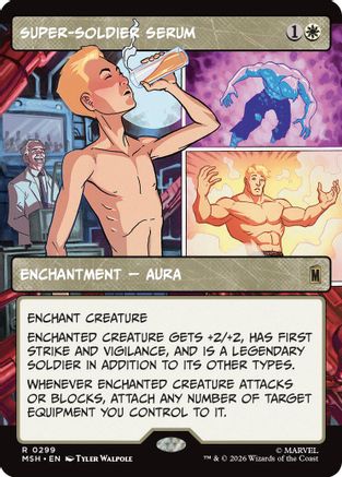 Super-Soldier Serum (MSH-299) [Marvel Super Heroes] Foil MTG Single Wizards of the Coast