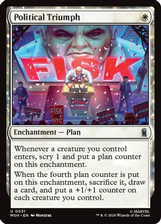 Political Triumph (MSH-031) [Marvel Super Heroes] MTG Single Wizards of the Coast