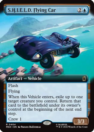 S.H.I.E.L.D. Flying Car (MSH-404) [Marvel Super Heroes] MTG Single Wizards of the Coast
