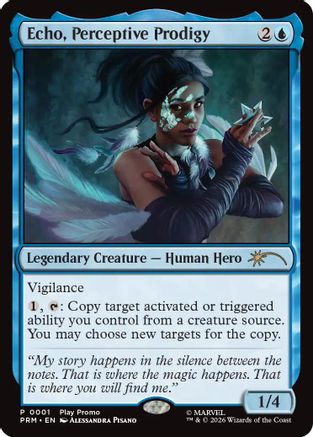 Echo, Perceptive Prodigy (SSP-001) [Standard Showdown Promos] MTG Single Wizards of the Coast