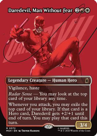 Daredevil, Man Without Fear (0372) (MSH-372) [Marvel Super Heroes] MTG Single Wizards of the Coast