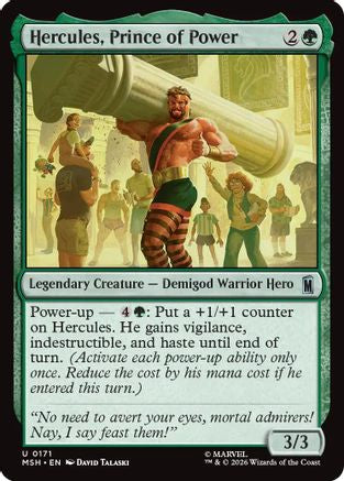 Hercules, Prince of Power (MSH-171) [Marvel Super Heroes] MTG Single Wizards of the Coast