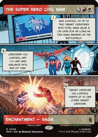 The Super Hero Civil War (MSH-308) [Marvel Super Heroes] MTG Single Wizards of the Coast