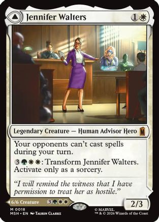 Jennifer Walters (MSH-018) [Marvel Super Heroes] MTG Single Wizards of the Coast
