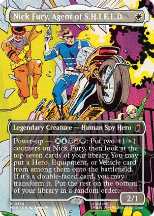 Nick Fury, Agent of S.H.I.E.L.D. (MSH-314) [Marvel Super Heroes] MTG Single Wizards of the Coast
