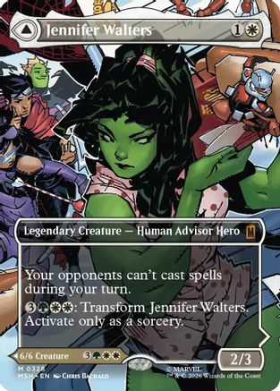 Jennifer Walters (0328) (MSH-328) [Marvel Super Heroes] Foil MTG Single Wizards of the Coast