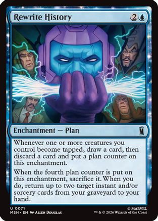 Rewrite History (MSH-071) [Marvel Super Heroes] MTG Single Wizards of the Coast
