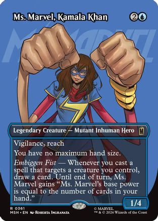 Ms. Marvel, Kamala Khan (MSH-361) [Marvel Super Heroes] MTG Single Wizards of the Coast