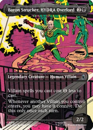 Baron Strucker, HYDRA Overlord (0315) (MSH-315) [Marvel Super Heroes] Foil MTG Single Wizards of the Coast