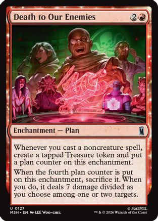 Death to Our Enemies (MSH-127) [Marvel Super Heroes] Foil MTG Single Wizards of the Coast