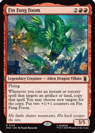Fin Fang Foom (MSH-129) [Marvel Super Heroes] MTG Single Wizards of the Coast