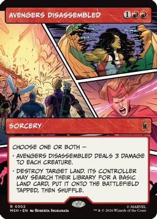 Avengers Disassembled (MSH-302) [Marvel Super Heroes] MTG Single Wizards of the Coast