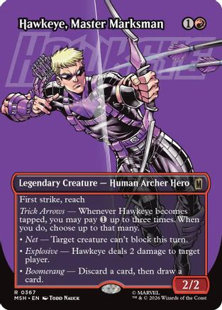 Hawkeye, Master Marksman (MSH-367) [Marvel Super Heroes] MTG Single Wizards of the Coast