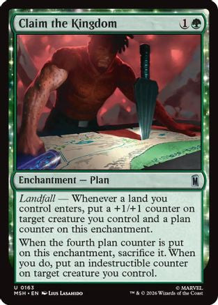 Claim the Kingdom (MSH-163) [Marvel Super Heroes] MTG Single Wizards of the Coast