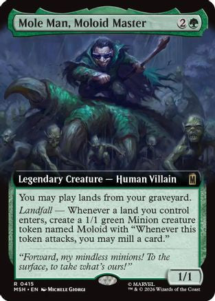 Mole Man, Moloid Master (MSH-415) [Marvel Super Heroes] MTG Single Wizards of the Coast