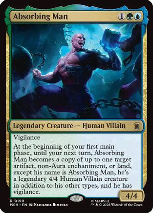 Absorbing Man (MSH-199) [Marvel Super Heroes] MTG Single Wizards of the Coast