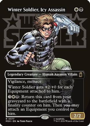 Winter Soldier, Icy Assassin (MSH-377) [Marvel Super Heroes] MTG Single Wizards of the Coast
