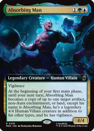 Absorbing Man (MSH-416) [Marvel Super Heroes] Foil MTG Single Wizards of the Coast