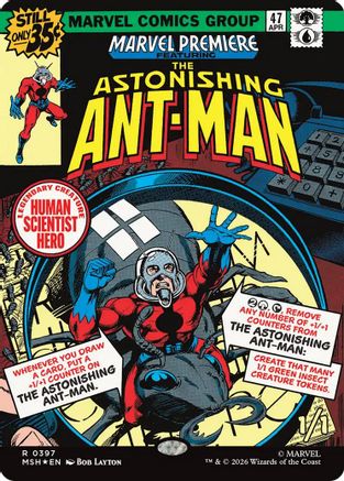 The Astonishing Ant-Man (MSH-397) [Marvel Super Heroes] Foil MTG Single Wizards of the Coast