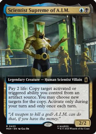 Scientist Supreme of A.I.M. (MSH-423) [Marvel Super Heroes] Foil MTG Single Wizards of the Coast
