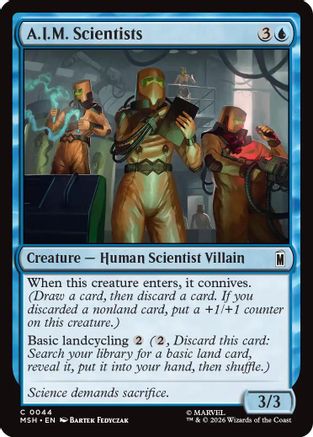 A.I.M. Scientists (MSH-044) [Marvel Super Heroes] MTG Single Wizards of the Coast
