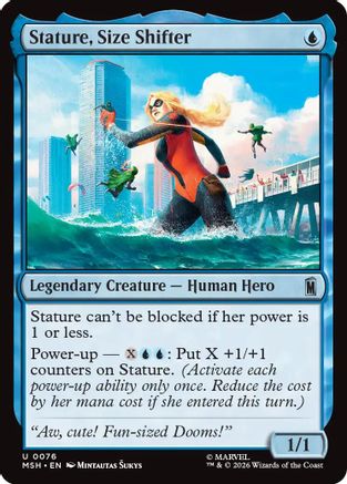 Stature, Size Shifter (MSH-078) [Marvel Super Heroes] MTG Single Wizards of the Coast