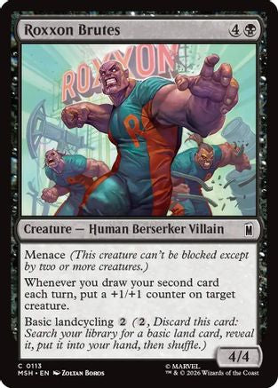 Roxxon Brutes (MSH-113) [Marvel Super Heroes] Foil MTG Single Wizards of the Coast