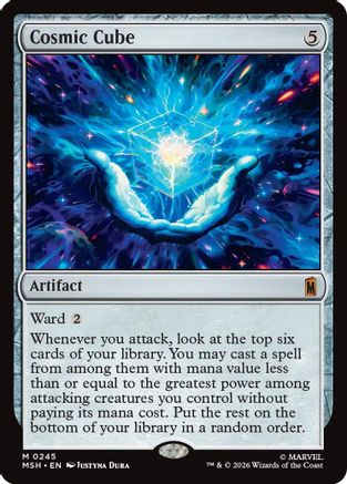 Cosmic Cube (MSH-245) [Marvel Super Heroes] Foil MTG Single Wizards of the Coast