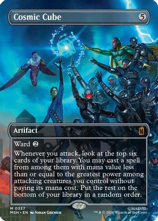 Cosmic Cube (0337) (MSH-337) [Marvel Super Heroes] Foil MTG Single Wizards of the Coast