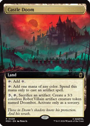Castle Doom (MSH-429) [Marvel Super Heroes] Foil MTG Single Wizards of the Coast