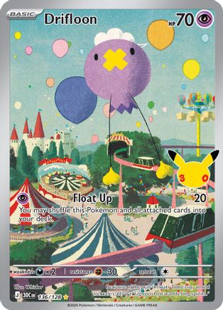 Drifloon (136) Holofoil [ME 30th Celebration] Pokemon Single Pokémon