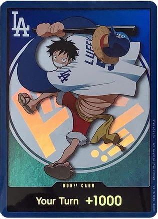 DON!! Card (LA Dodgers 2026 Promo)  [One Piece Promotion Cards] Foil