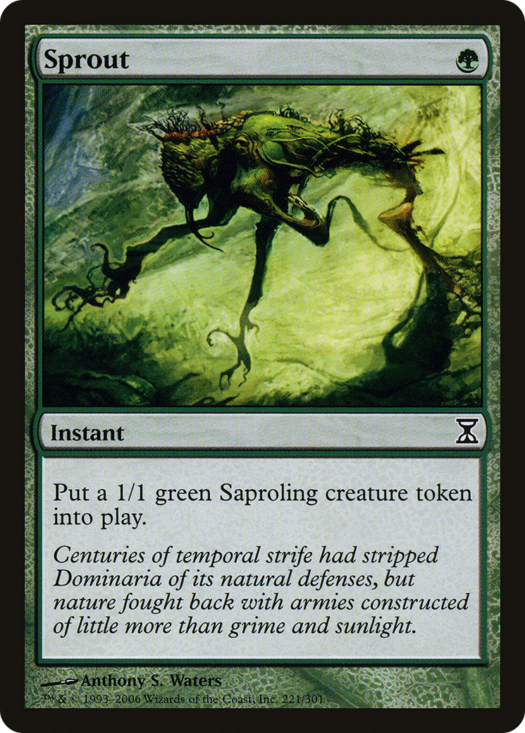 Sprout (TSP-221) [Time Spiral] Foil MTG Single Wizards of the Coast