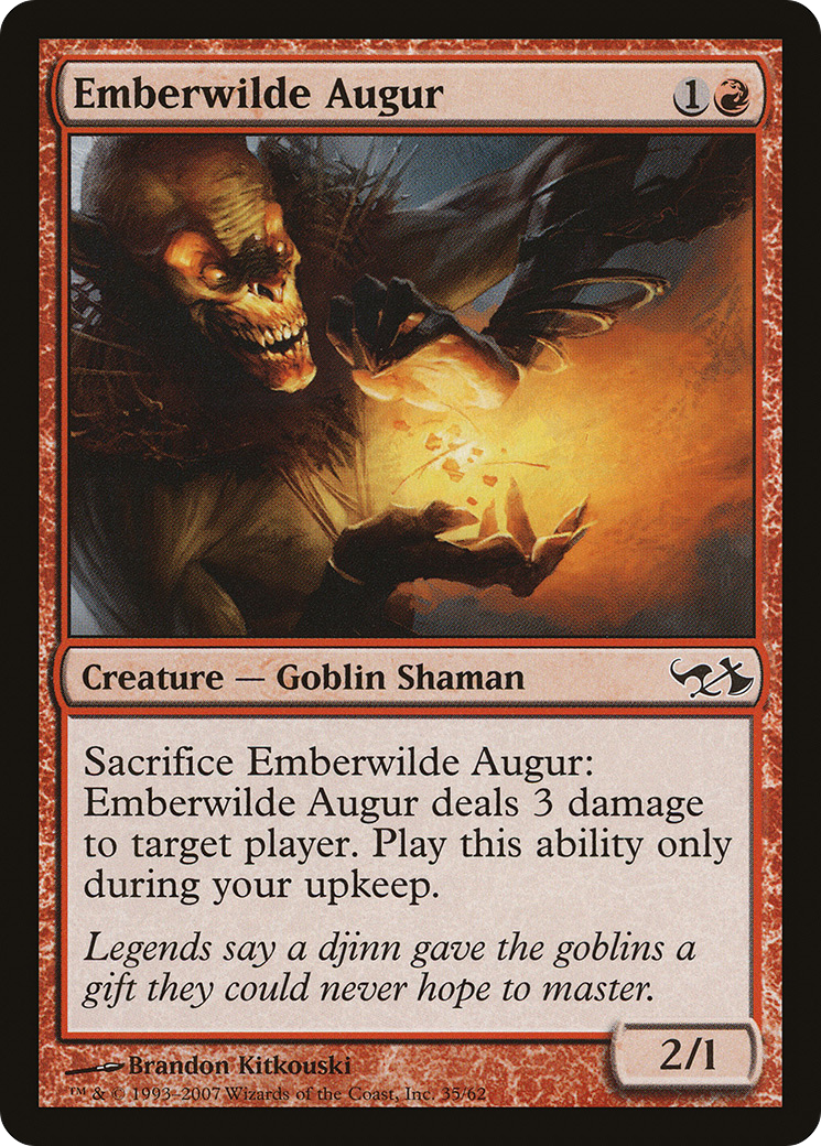 Emberwilde Augur (EVG-035) [Misc] Duel Decks: Elves vs. Goblins MTG Single Wizards of the Coast
