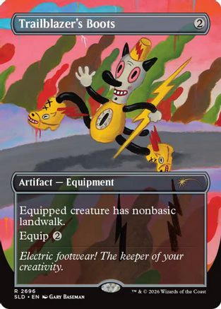 Trailblazer's Boots (SLD-2696) [Secret Lair] Drop Series Foil MTG Single Wizards of the Coast