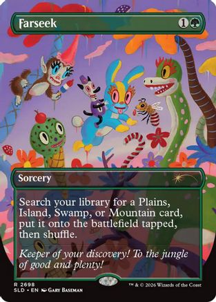 Farseek (2698) (SLD-2698) [Secret Lair] Drop Series Foil MTG Single Wizards of the Coast