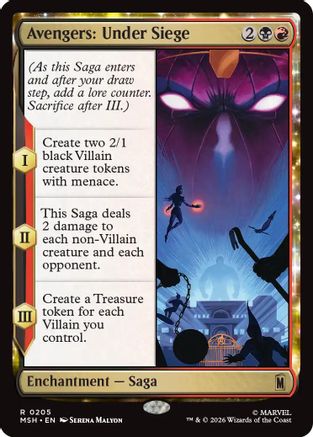 Avengers: Under Siege (MSH-205) [Marvel Super Heroes] MTG Single Wizards of the Coast
