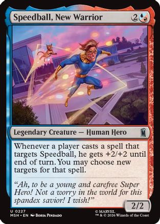 Speedball, New Warrior (MSH-227) [Marvel Super Heroes] Foil MTG Single Wizards of the Coast