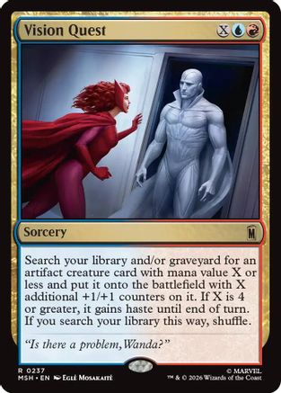 Vision Quest (MSH-237) [Marvel Super Heroes] Foil MTG Single Wizards of the Coast