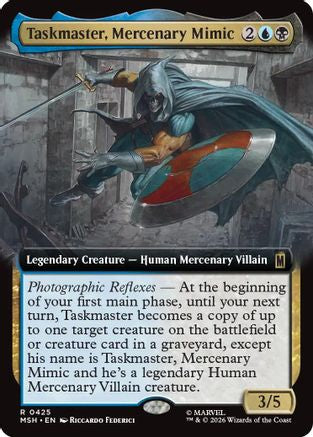 Taskmaster, Mercenary Mimic (MSH-425) [Marvel Super Heroes] MTG Single Wizards of the Coast