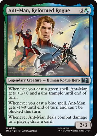 Ant-Man, Reformed Rogue (MSH-739) [Marvel Super Heroes] MTG Single Wizards of the Coast