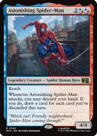 Astonishing Spider-Man (MSH-740) [Marvel Super Heroes] MTG Single Wizards of the Coast