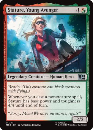 Stature, Young Avenger (MSH-571) [Marvel Super Heroes] MTG Single Wizards of the Coast