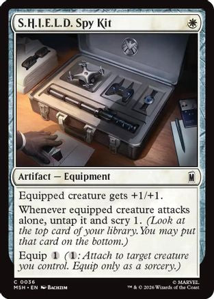 S.H.I.E.L.D. Spy Kit (MSH-036) [Marvel Super Heroes] MTG Single Wizards of the Coast
