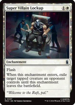 Super Villain Lockup (MSH-037) [Marvel Super Heroes] MTG Single Wizards of the Coast