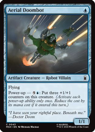 Aerial Doombot (MSH-043) [Marvel Super Heroes] Foil MTG Single Wizards of the Coast