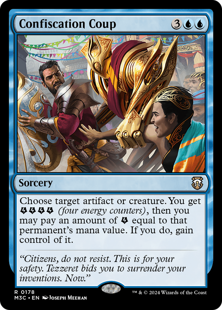 Confiscation Coup (M3C-178) [Modern Horizons 3 Commander] MTG Single Wizards of the Coast
