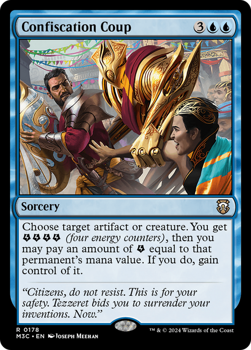 Confiscation Coup (M3C-178) [Modern Horizons 3 Commander] MTG Single Wizards of the Coast